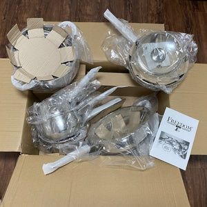 Freedom Gourmet Cookware 31-pc Stainless Steel - BRAND NEW